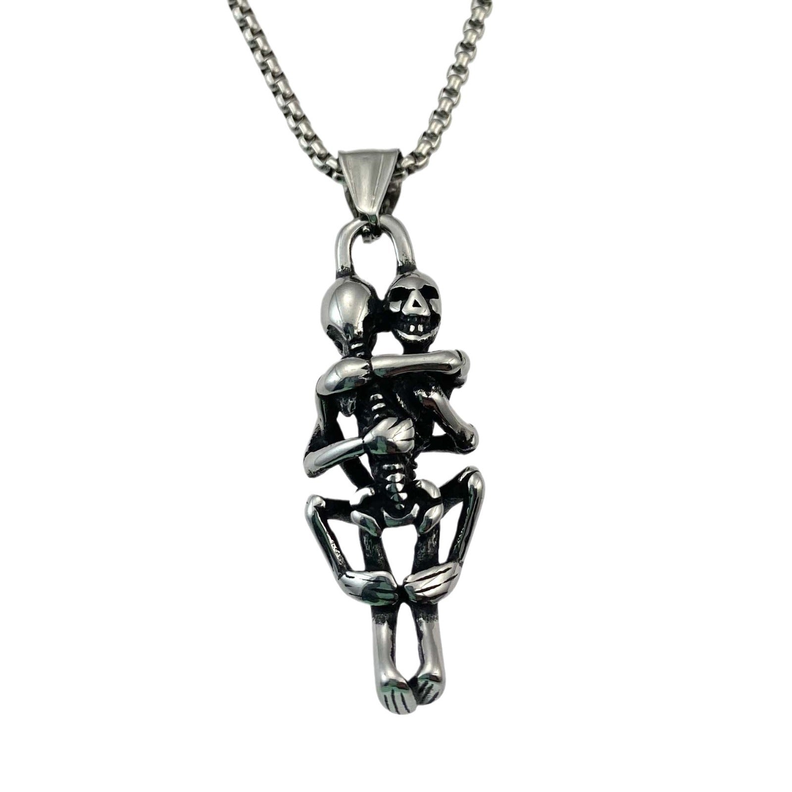 Wholesale Halloween Dark Stainless Steel Necklace