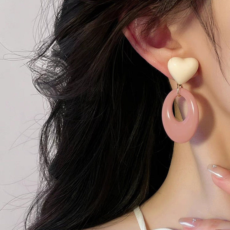 Wholesale  love earrings temperament earrings