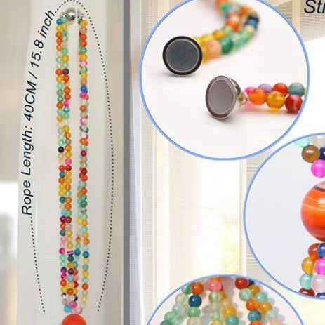 Wholesale  Rainbow Candy Summer Beaded Clavicle Chain Necklace