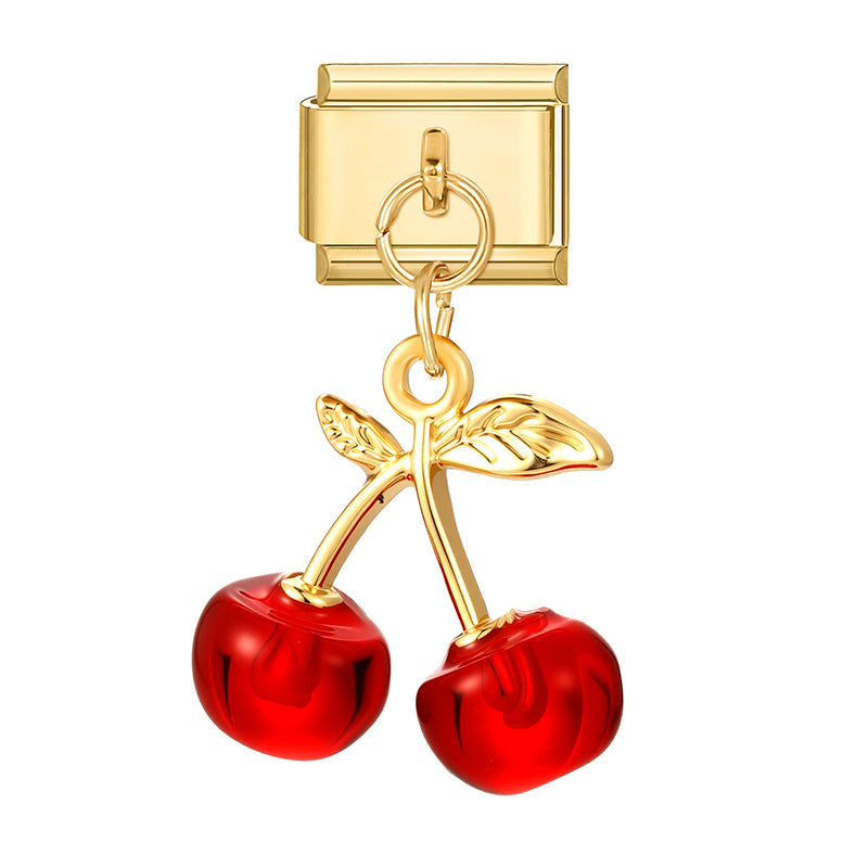 Wholesale  Italian Charm Bracelet 9mm DIY Splicing Cute Creative Stainless Steel Composable Bracelet