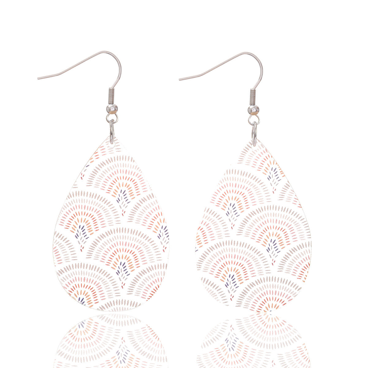 Wholesale  drop shaped pumpkin shell acrylic earrings