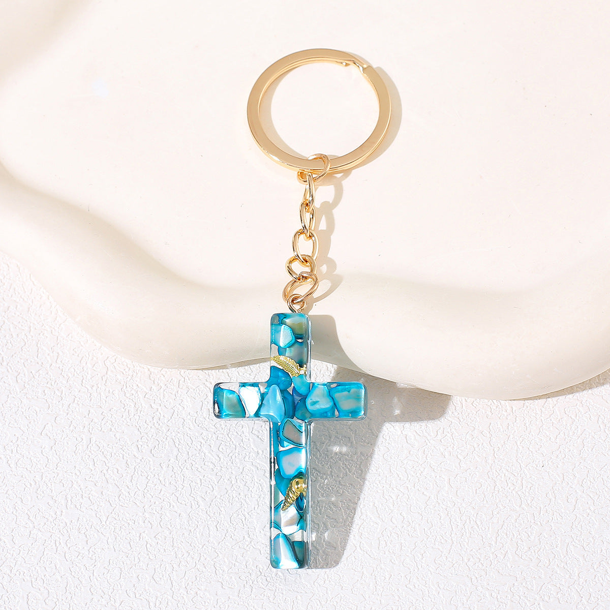 Wholesale Diamond Cross Pendant KeyChain