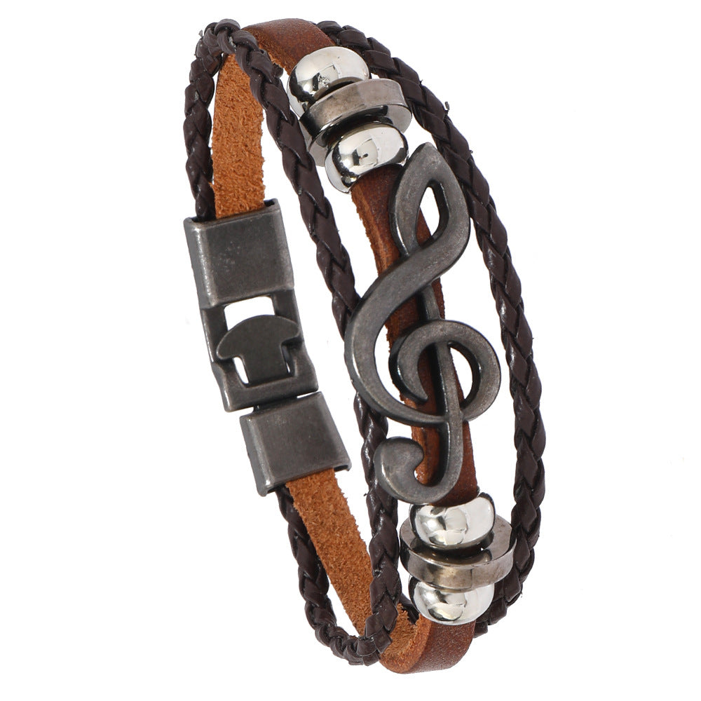 Wholesale Vintage Leather Bracelet Buckle Bracelet ACC-BT-Saih009