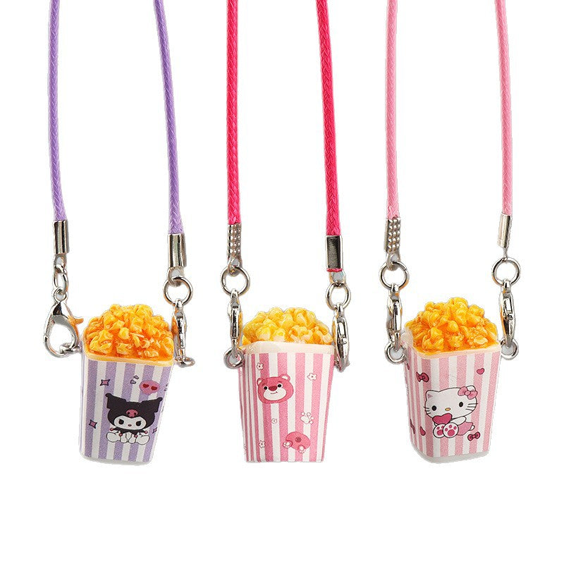 Wholesale Cute cartoon mini popcorn doll accessories