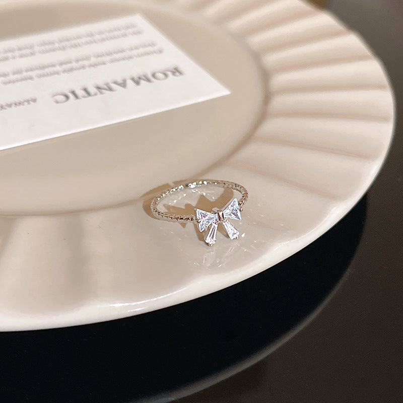 Wholesale Adjustable Micro Pavé Zircon Ring Fashion Accessory Gift for Women