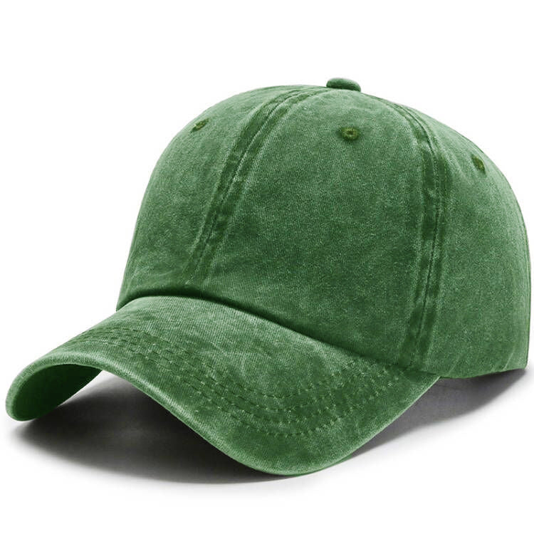 Wholesale Retro Washed Baseball Cap Women S Solid Color Adjustable Distressed Cap Fashion Accessory
