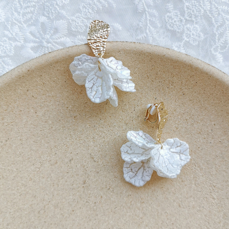 Wholesale  Colorful Acrylic Flower Earrings