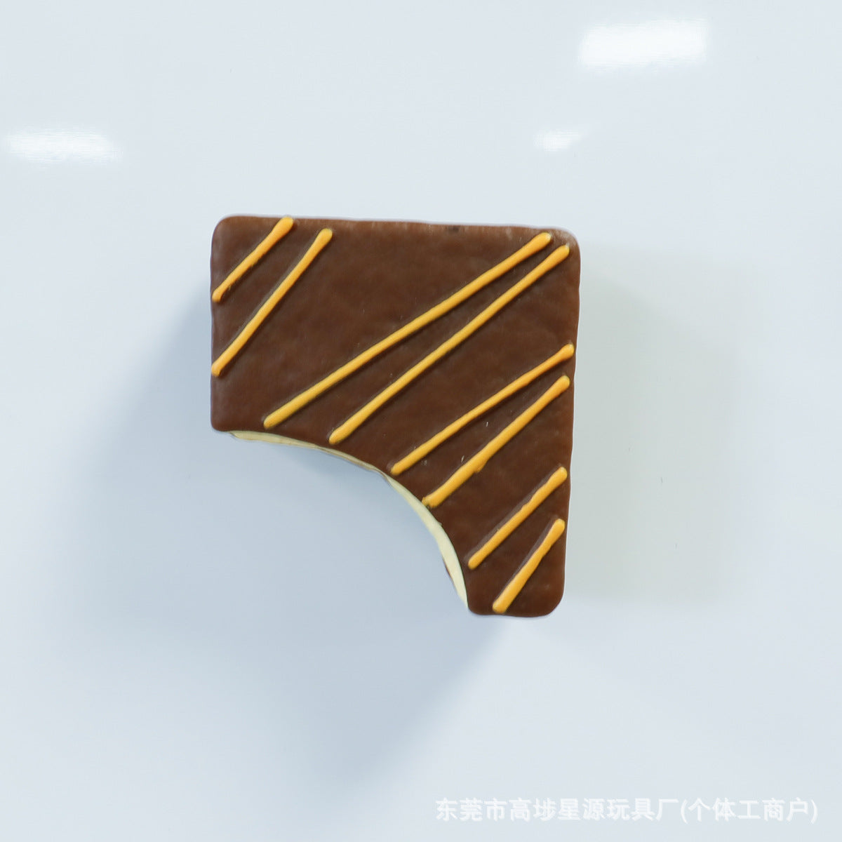 Wholesale Mini Artificial Resin Chocolate Cake Keychain Bag Charm Everyday Accessory