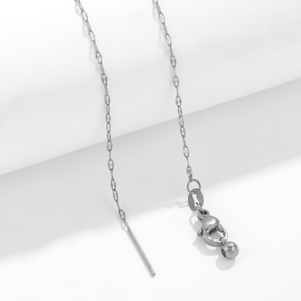 Wholesale 45cm titanium steel  adjustable necklaces