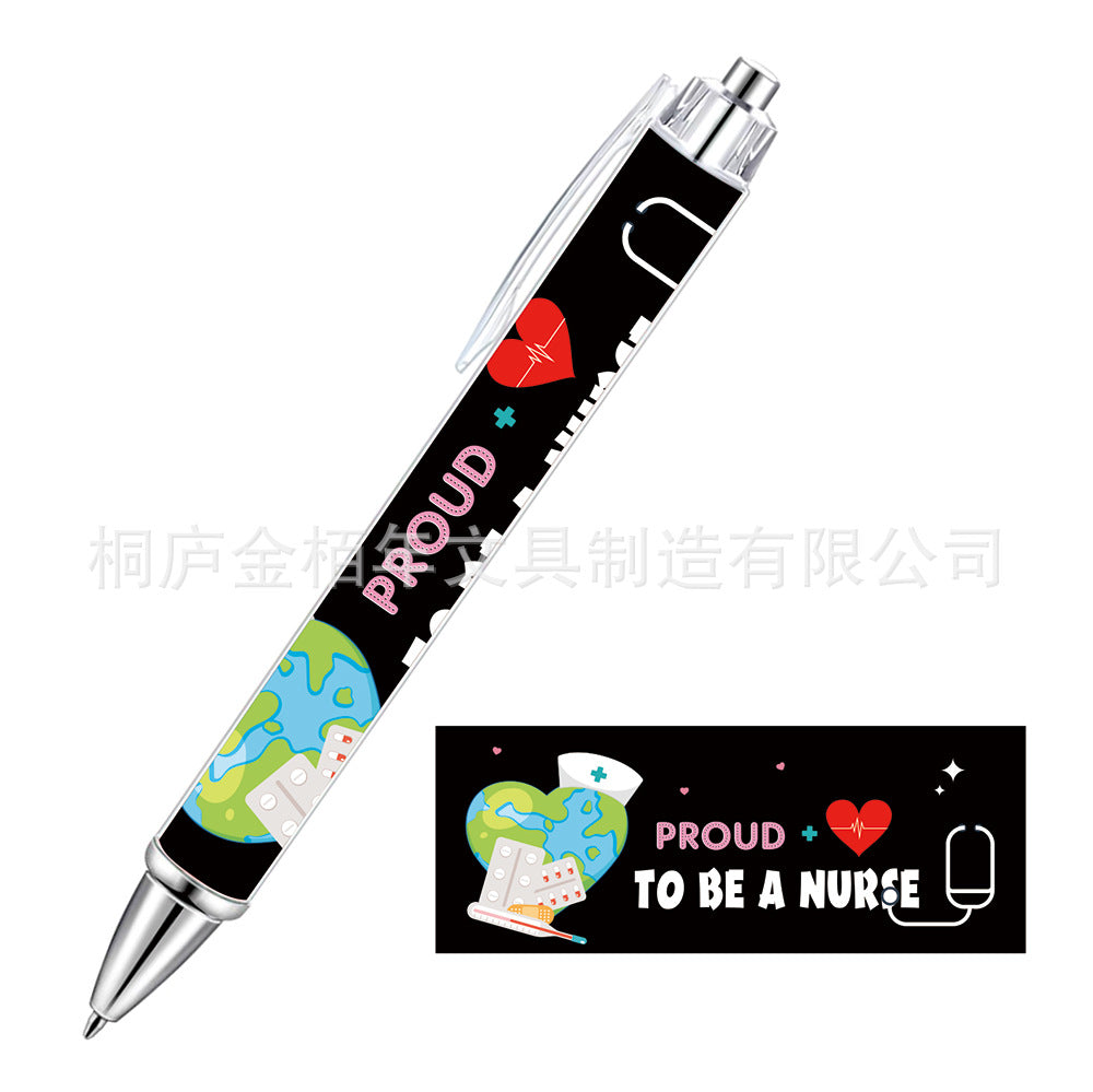 Wholesale Pink Bow Heart Roll Paper Ballpoint Pen