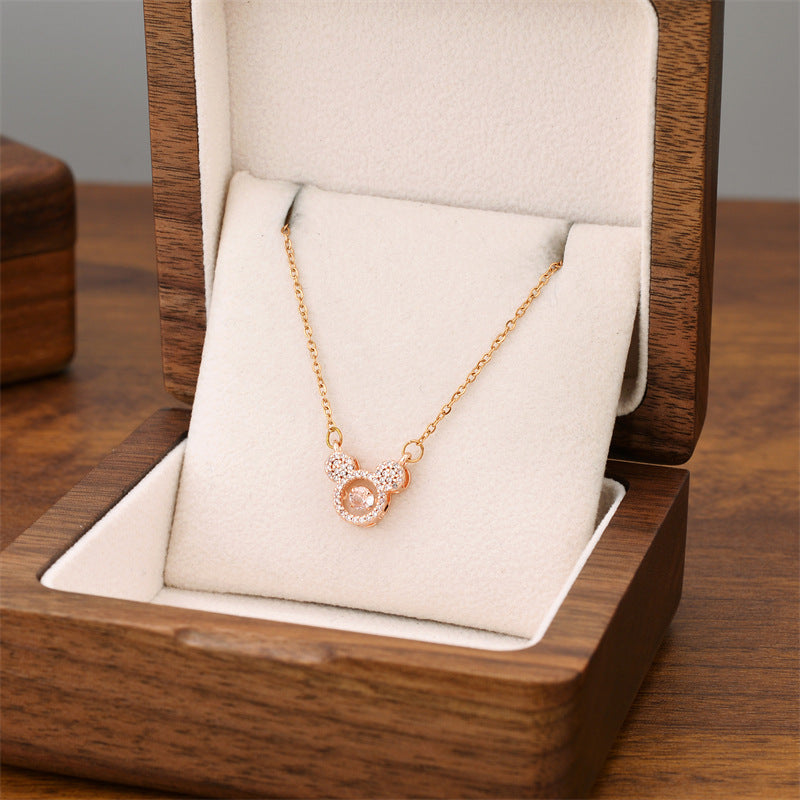 Wholesale Titanium Steel Necklace Women ACC-NE-Quanx008