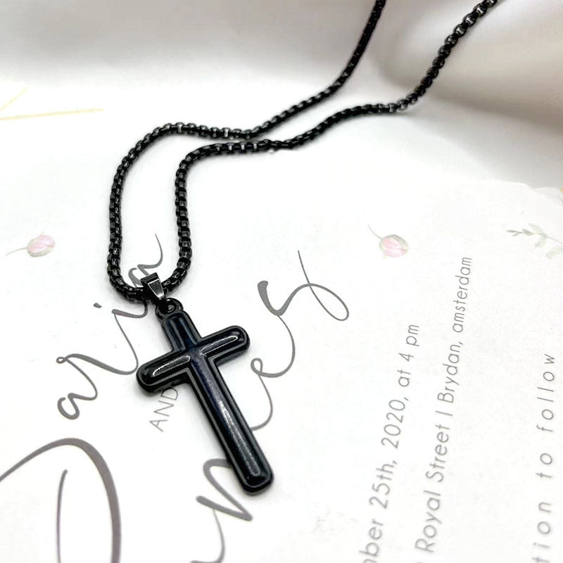 Wholesale Cross Necklace Stainless Steel Necklace ACC-NE-Yima004