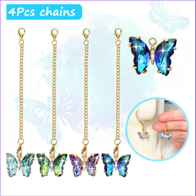 Wholesale Gradient Color Butterfly Chain 40oz Cup Pendant Cup Accessories ACC-CA-KeSheng001