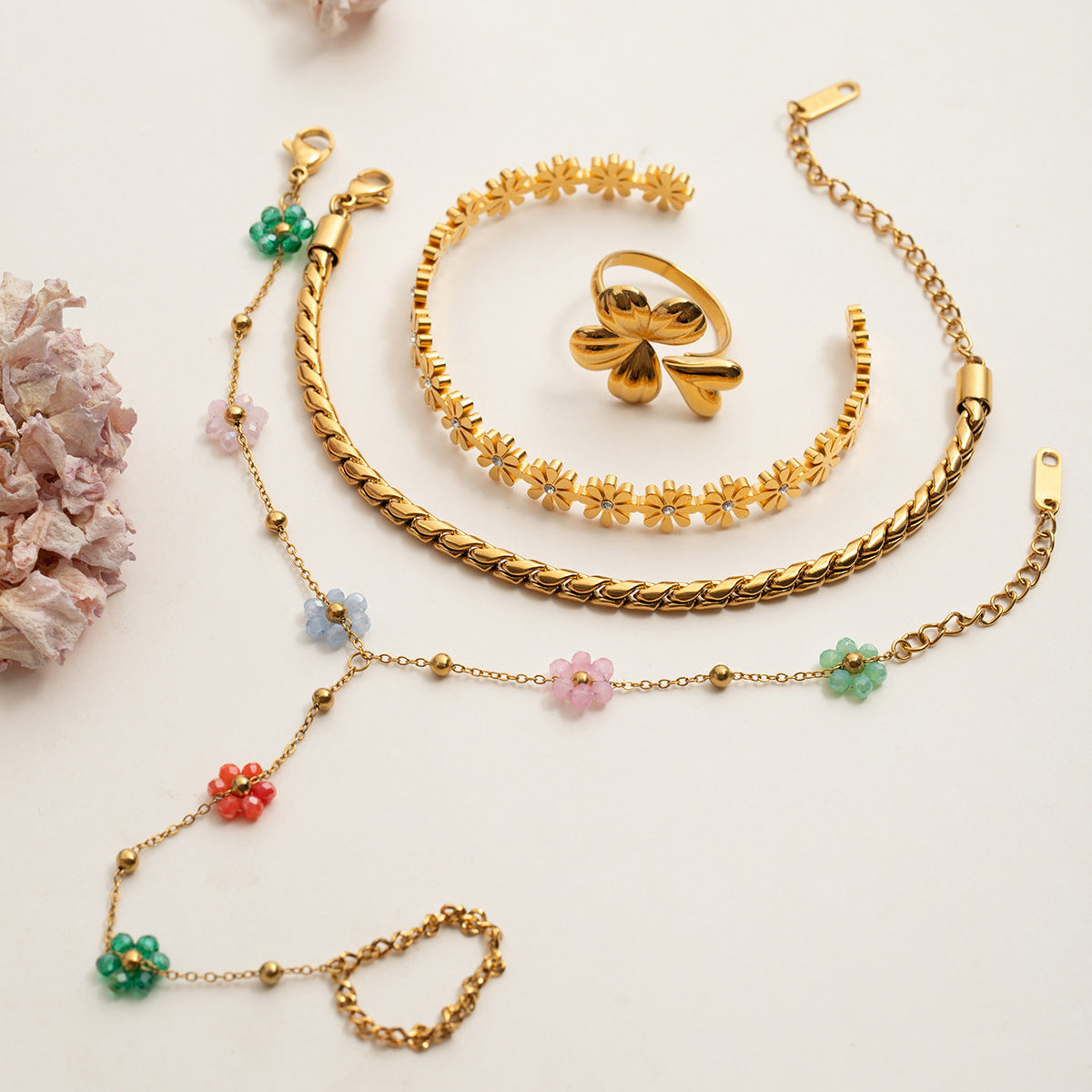 Wholesale 18K stainless steel beach holiday style bracelet