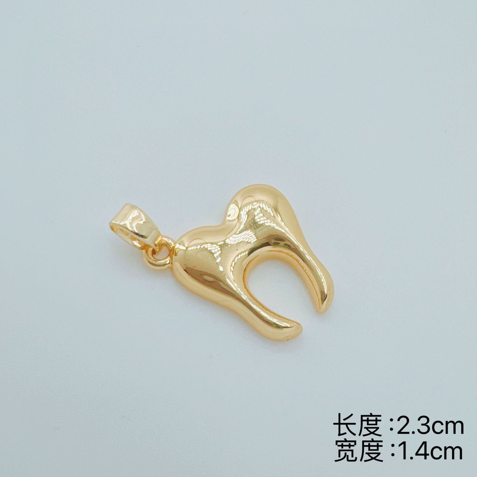 Wholesale 18K Gold Plated Copper Nurse Pendant Necklace,  Syringe and Nurse Cap Design,  Fashion Accessory for Women