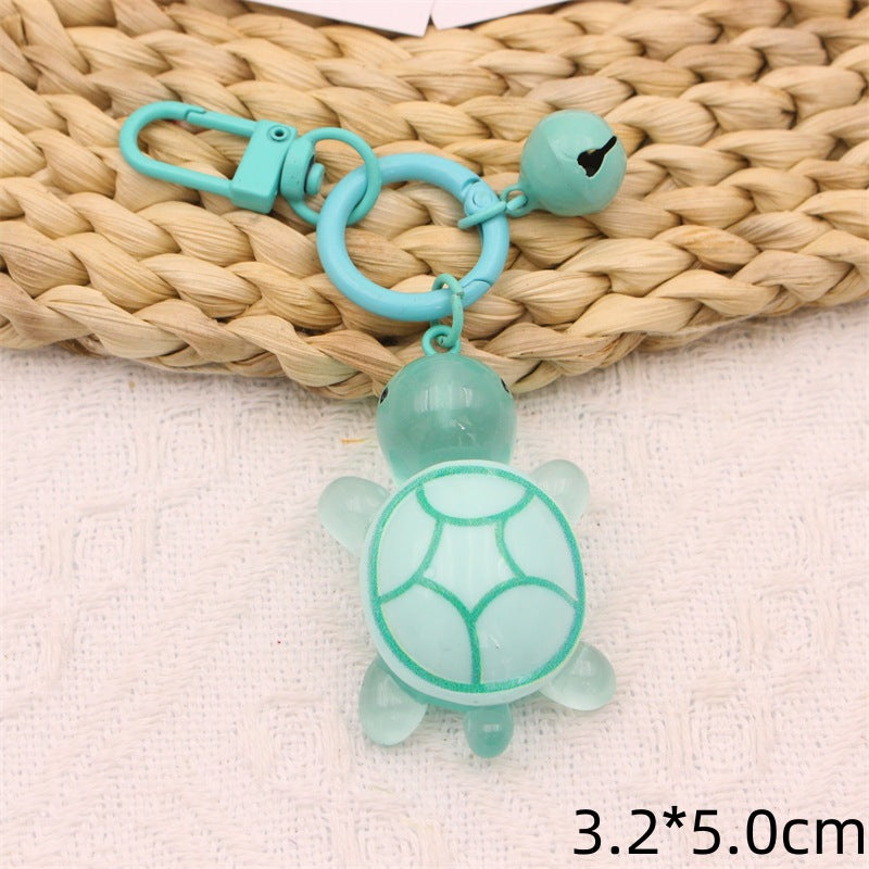 Wholesale Creative Cartoon Cute Luminous Little Turtle Keychains ACC-KC-YiNian001