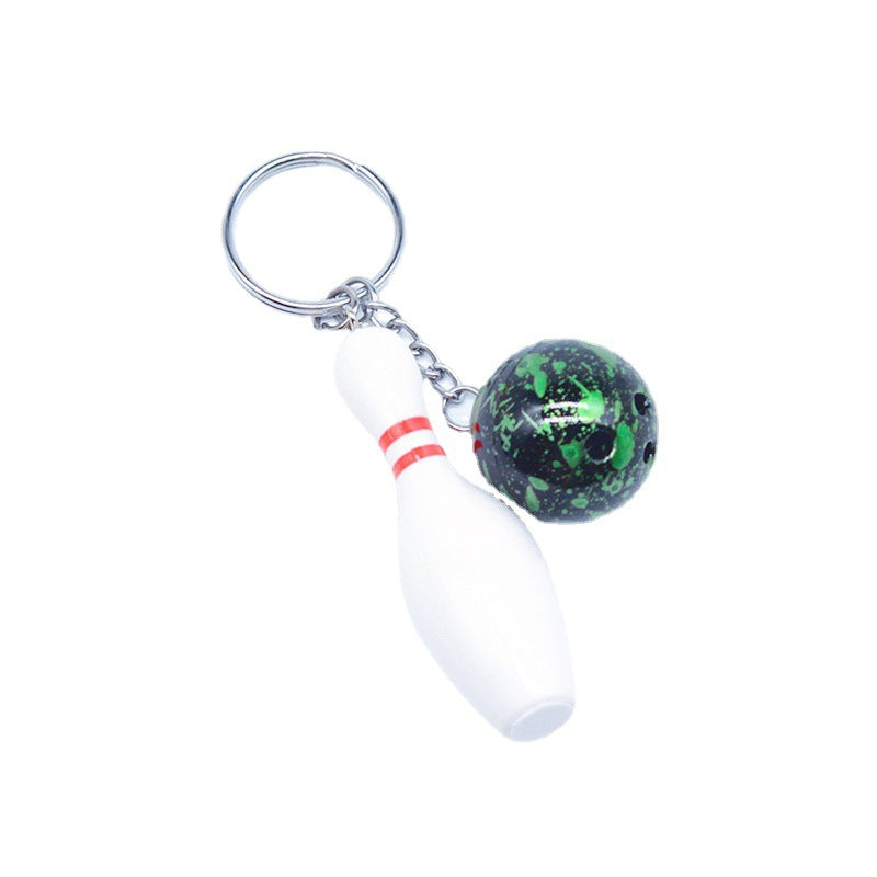 Wholesale Miniature Bowling Keychain