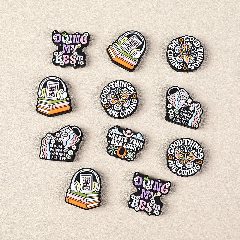 Wholesale 20pcs English brand Focal Beads DIY Bead Accessories