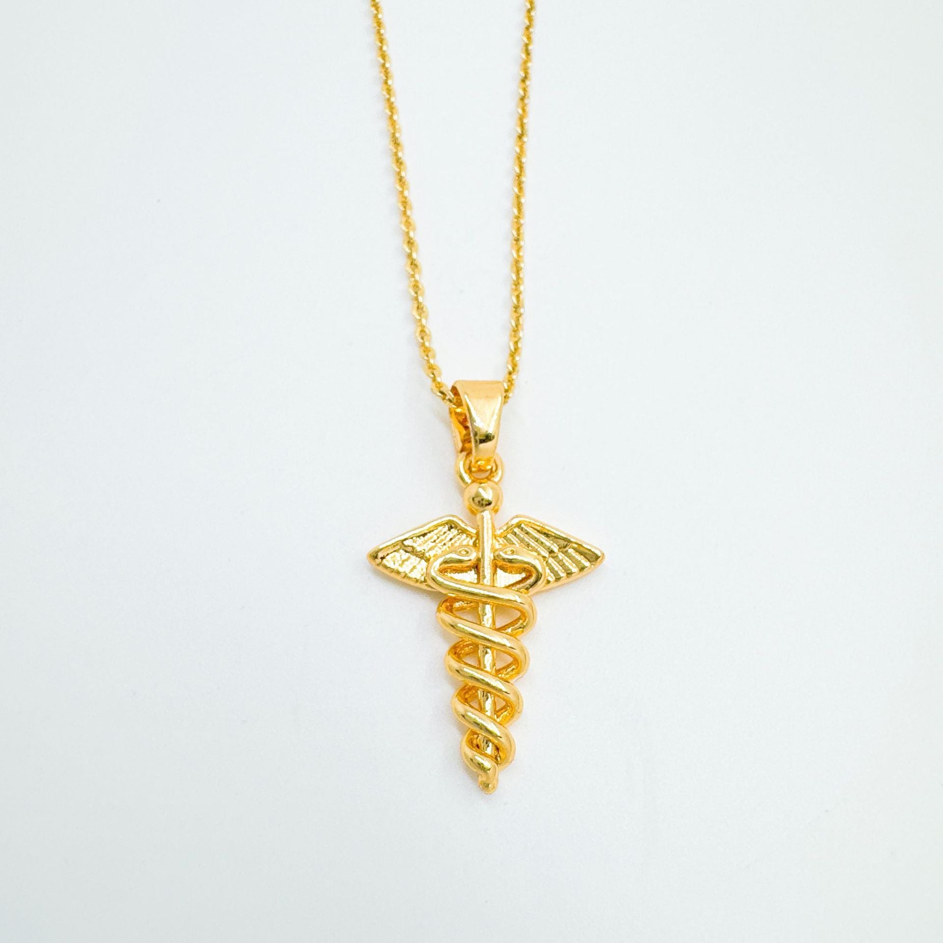 Wholesale Gold Plated Copper Necklace Pendant Simple Versatile European American Style Jewelry for Women