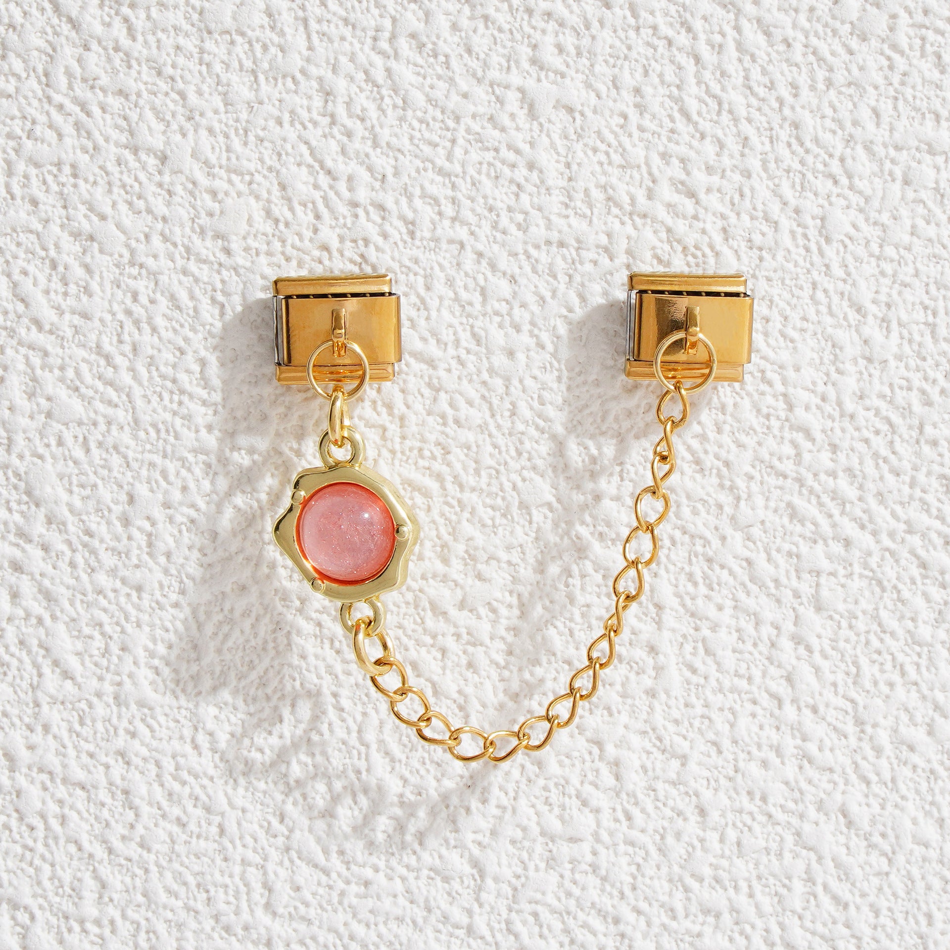 Wholesale 5pcs Italian Charm Bracelet 9mm DIY Splicing Evil Eye Pendant Stainless Steel Composable Bracelet