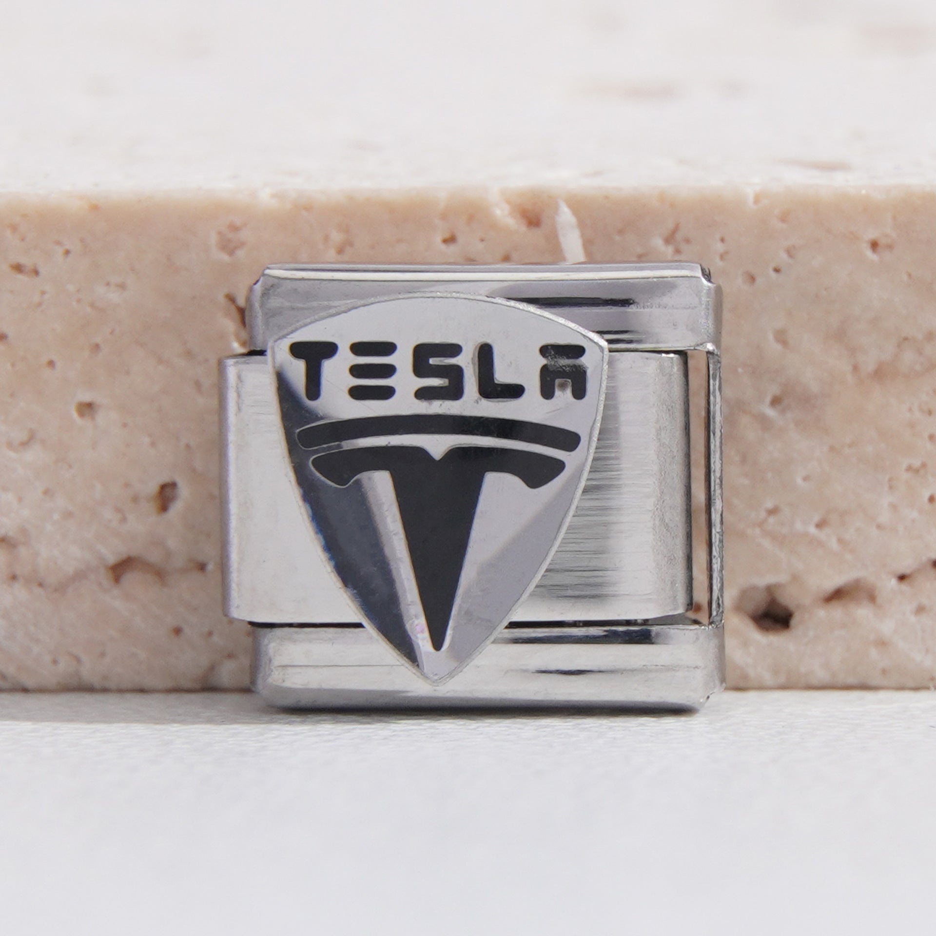 Wholesale Italian Charm Bracelet 9mm DIY Splicing Fashion Car Logo Stainless Steel Composable Bracelet