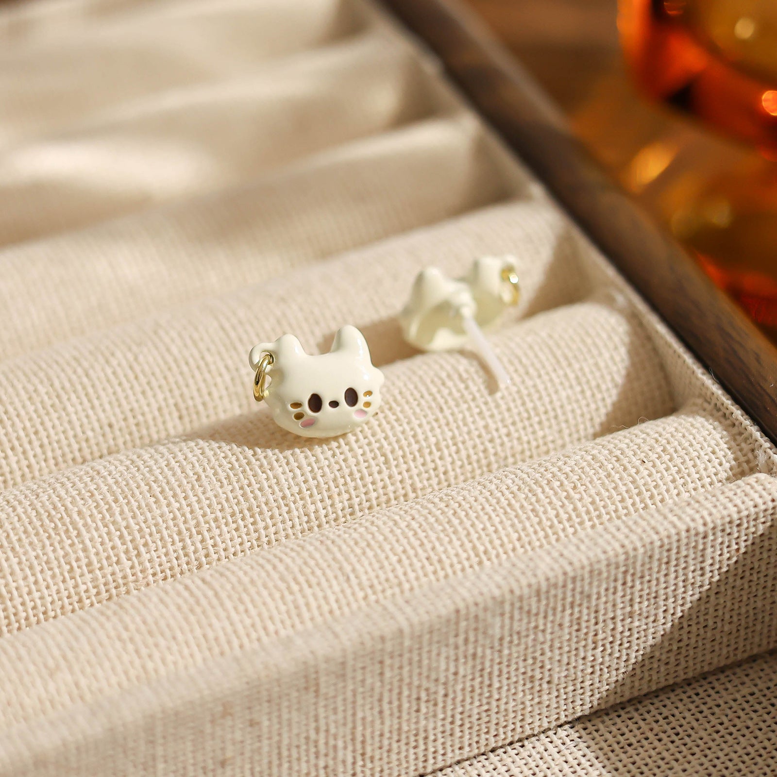 Wholesale Bioceramic Sleep-Friendly Earrings Cute Sweet Jewelry Accessory for Women