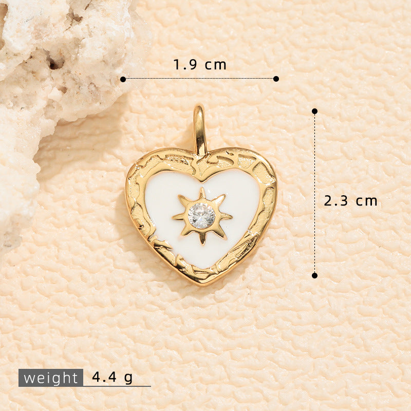 Wholesale  sun  moon stars  girl series  dripping DIY pendant