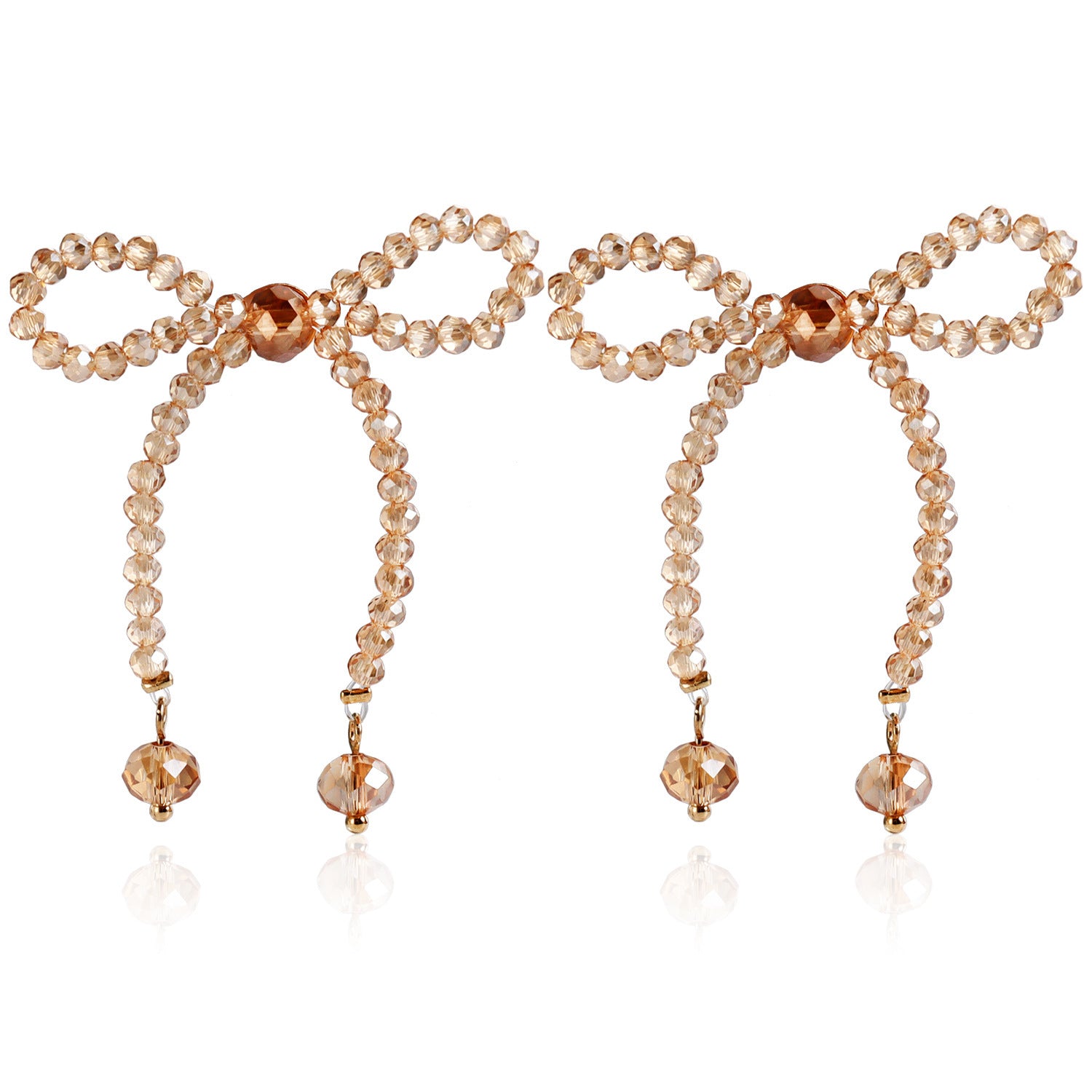 Wholesale Vintage Bow Hand Braided Earrings ACC-ES-Miaosi001