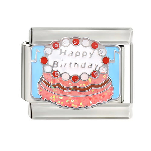 Wholesale 9mm Italian Charm Starter Bracelets DIY square Single Section Creative Stainless Steel Composable Bracelet
