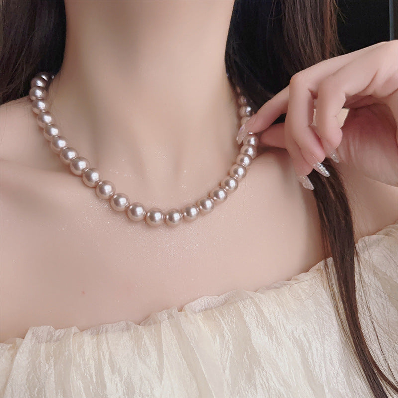 Wholesale Vintage Pearl Necklace Light Luxury Necklaces Sweater Chain ACC-NE-Miaosi014