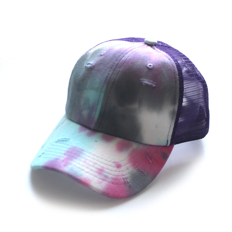Wholesale Tie Dye Mesh Cap Cotton Hat Baseball Cap ACC-HT-JiaTuo007