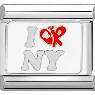 Wholesale  Italian Charm Bracelet 9mm DIY purple creative   Creative Stainless Steel Composable Bracelet