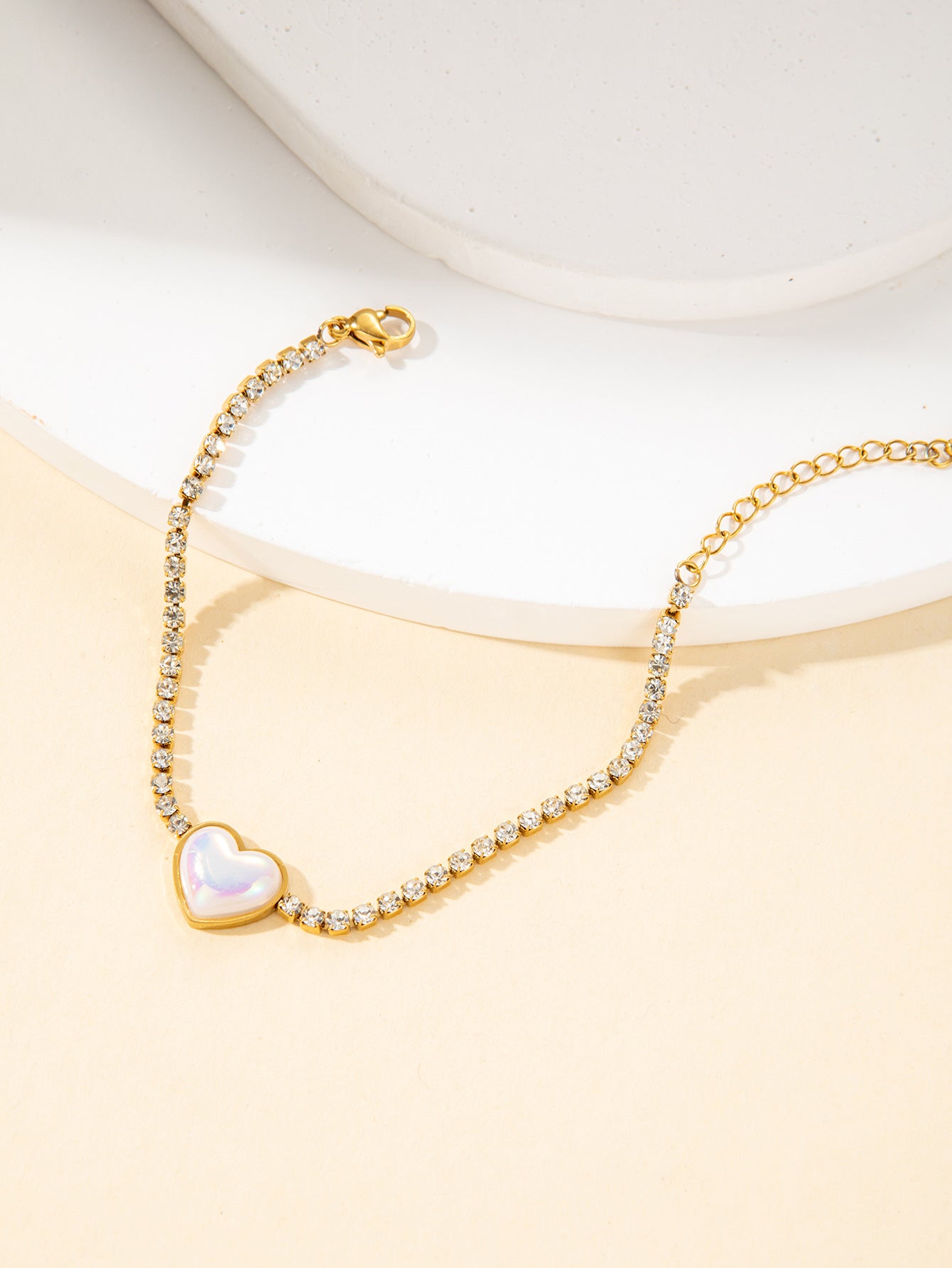 Wholesale Titanium Steel Heart  Butterfly Haoshi Bracelet ACC-BT-BangJie001