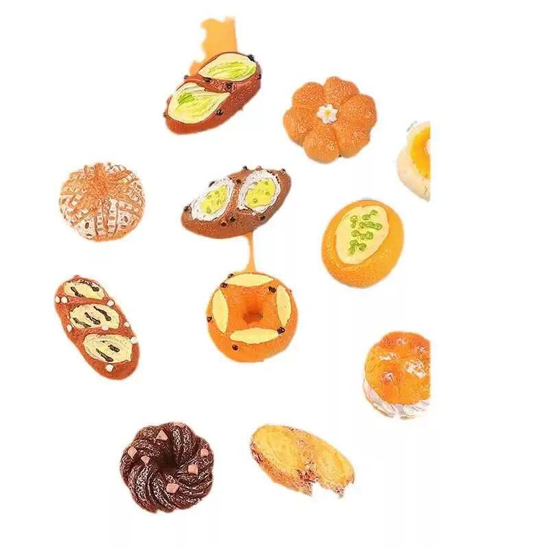Wholesale Trendy French Bread Fridge Magnet European Bakery Design Mini Sticker for Office Decor or DIY Accessory