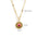 Wholesale 316L Titanium Steel Light Luxury Necklace Natural Stone Shell Fashion 14K Gold Necklace