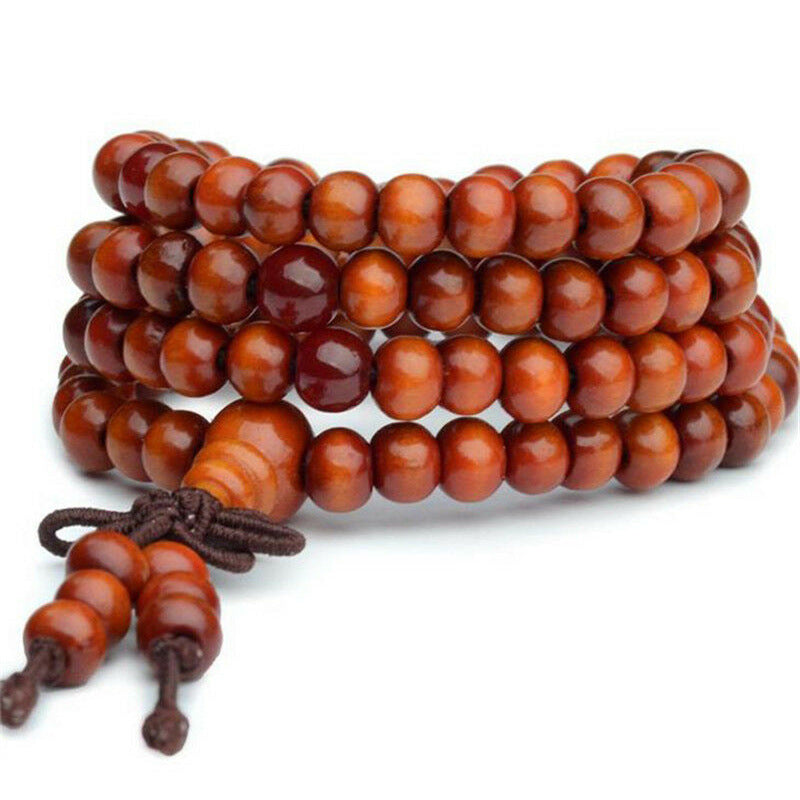 Wholesale 108 pieces multi-circle  sandalwood beads bracelet