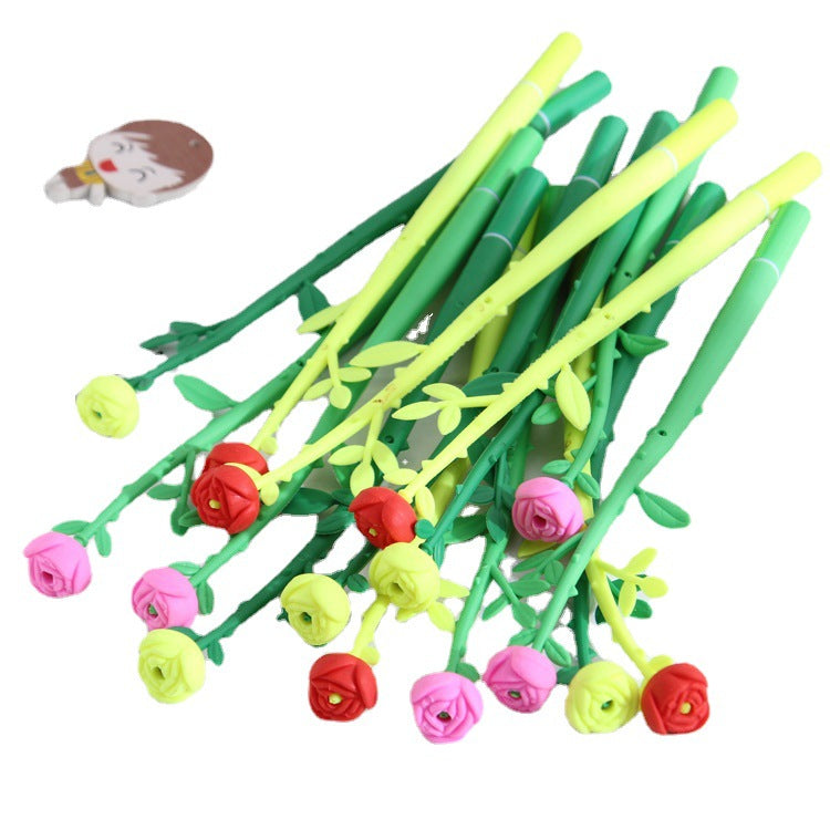 Wholesale  Creative Cute Cartoon  Flower Gel Pen Ballpoint pen