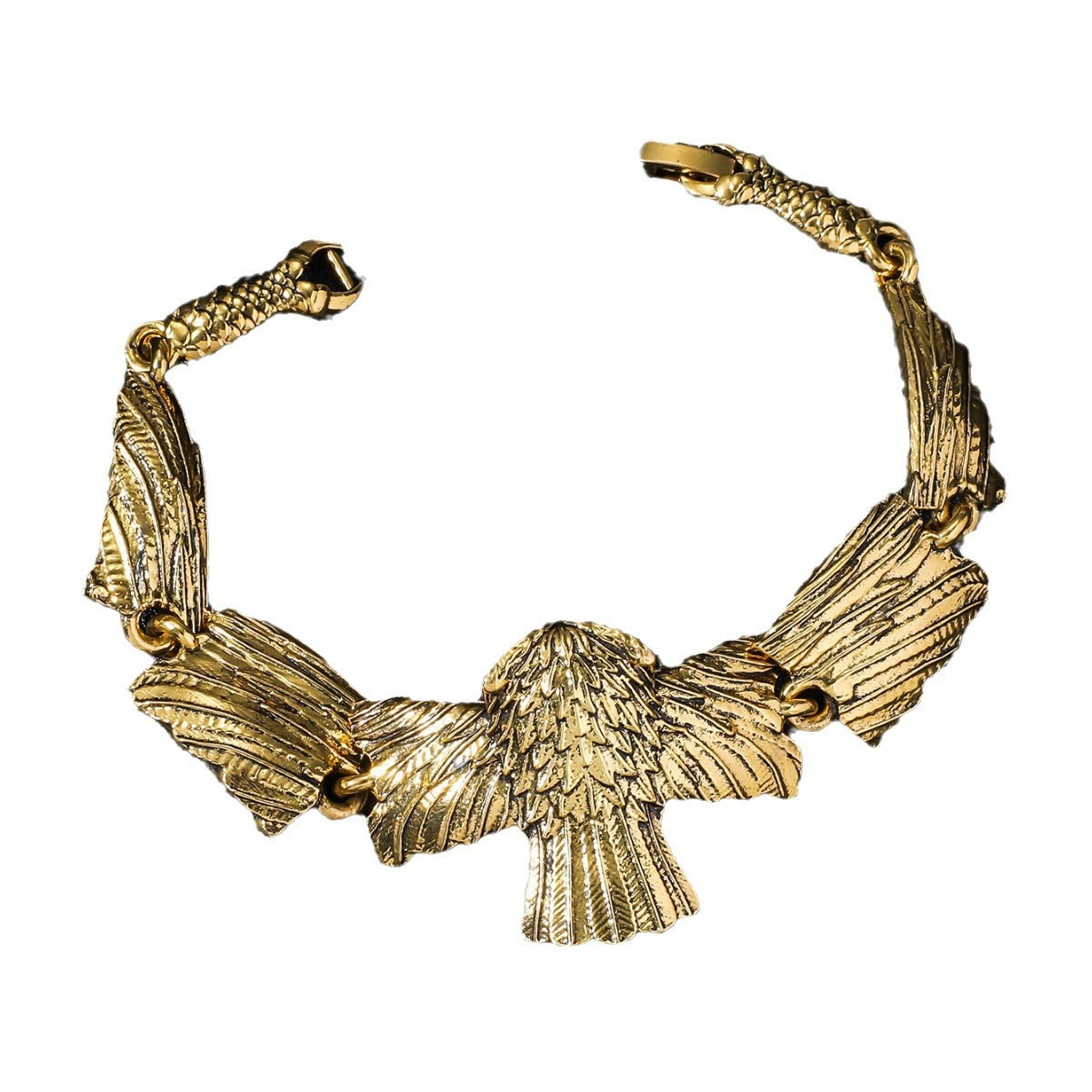 Wholesale Retro style eagle element alloy chain bracelet