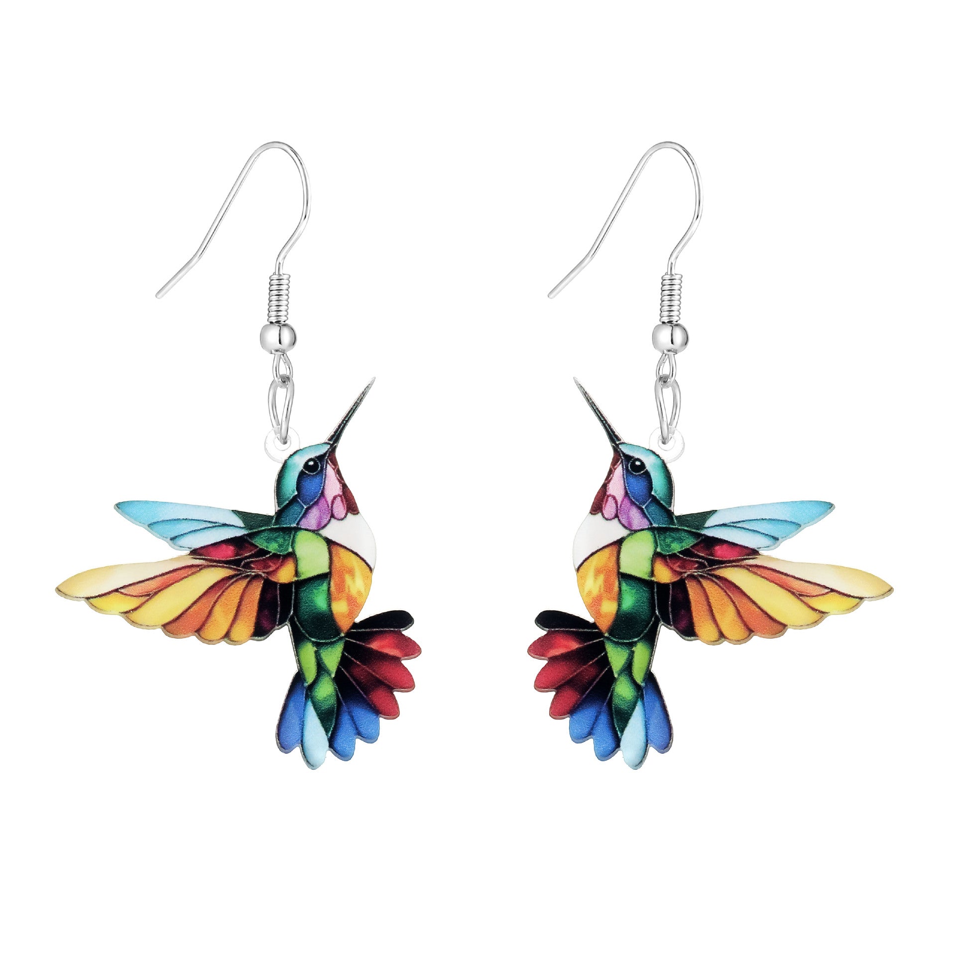 Wholesale Colorful Bird Acrylic Earrings