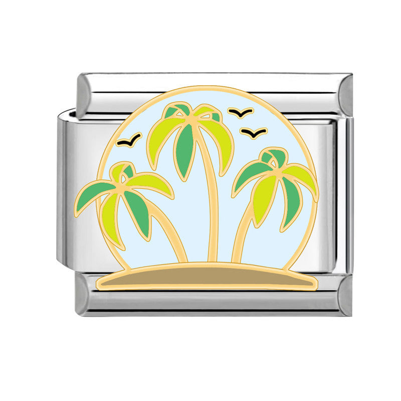 Wholesale  Italian Beaded Bracelet 9mm DIY Splicing Removable Vintage Stainless Steel Combinable Bracelet