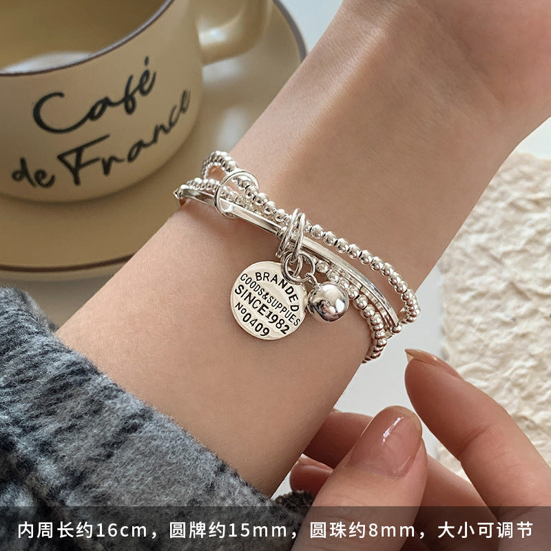Wholesale 925 Sterling Silver Round Brand Bracelet