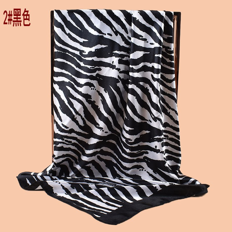 Wholesale Zebra Print Square Scarf