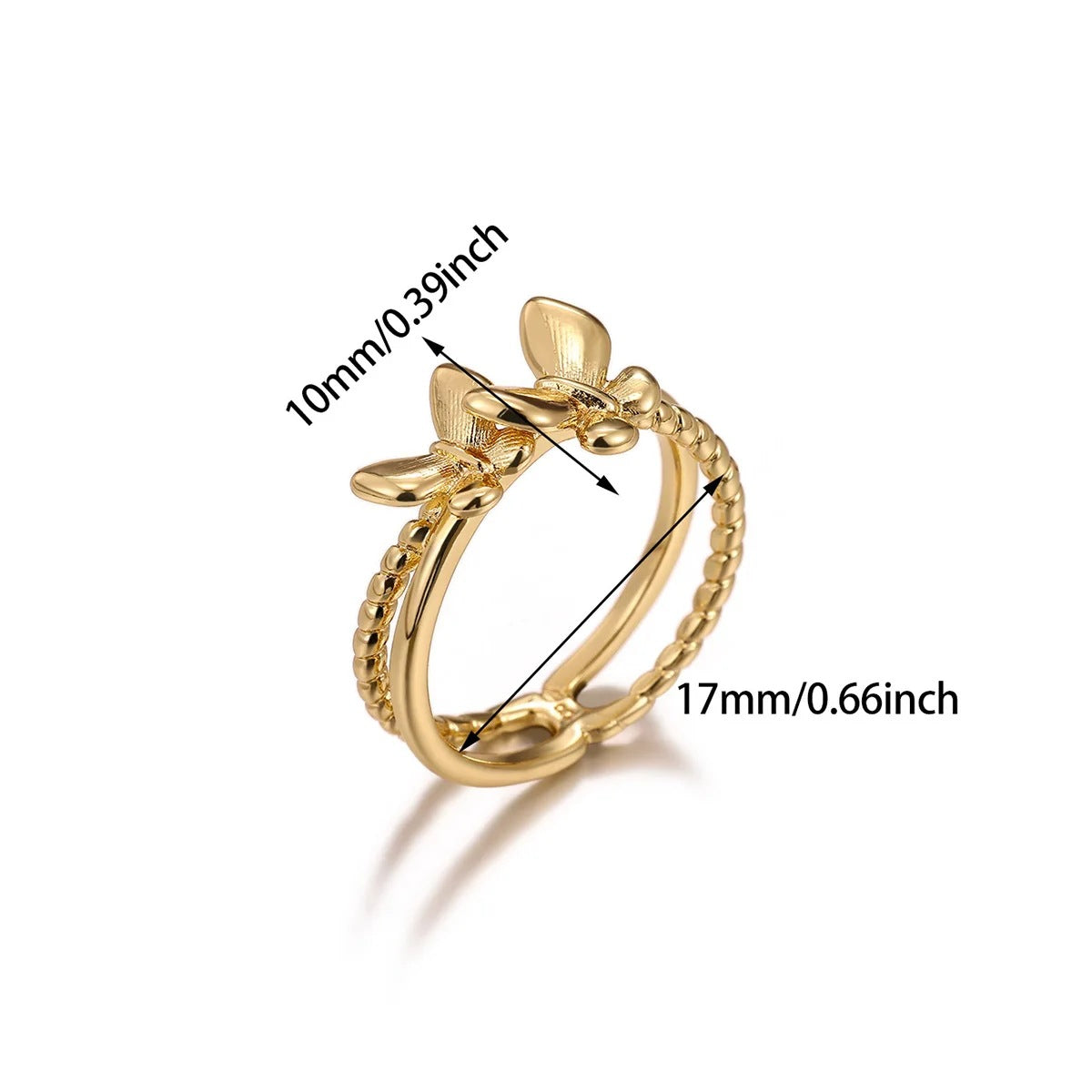 Wholesale Stylish Bird Motif Copper Ring Fashion Accessory for Resale
