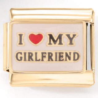 Wholesale  Italian Charm Bracelet 9mm DIY  gold and silver Creative Stainless Steel Composable Bracelet