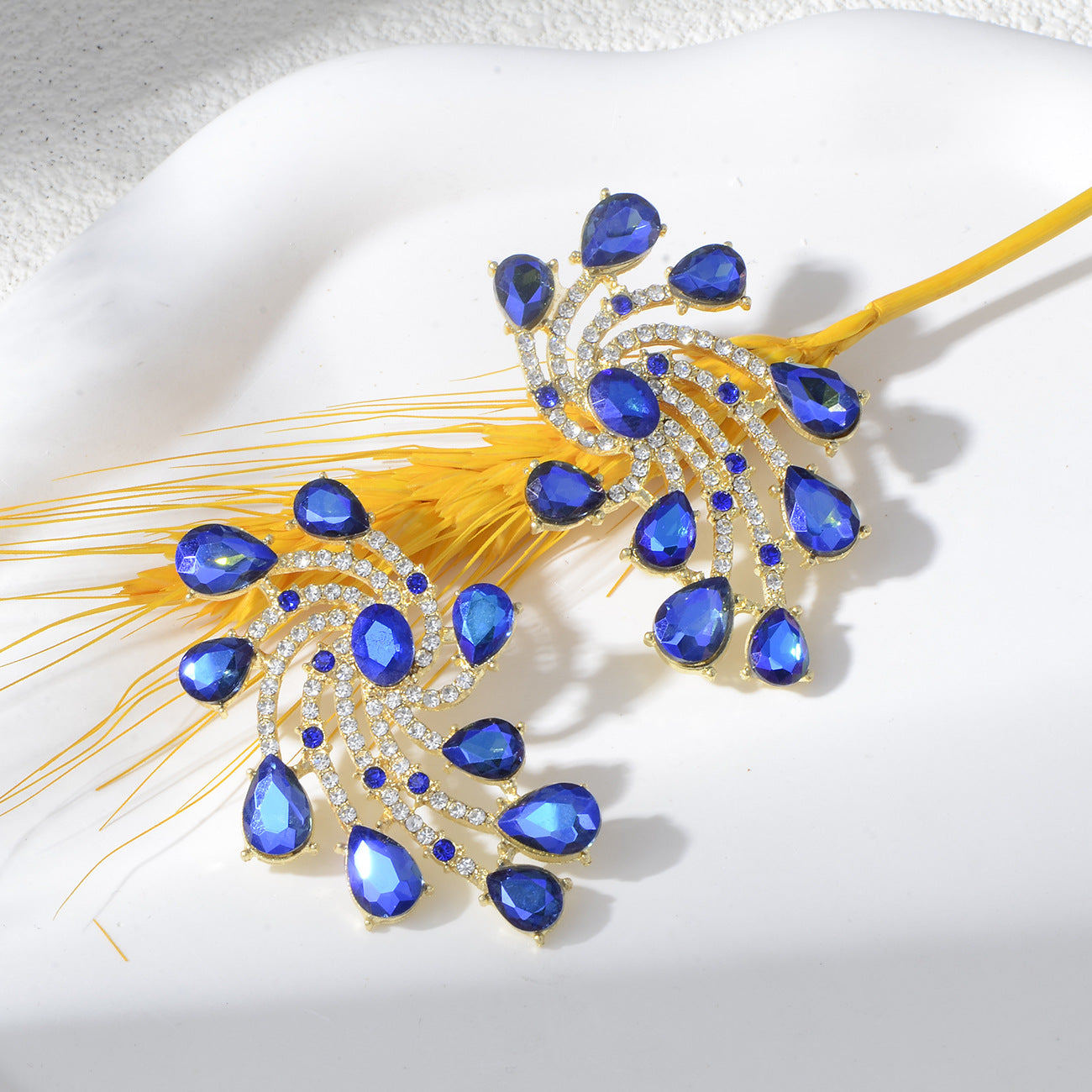 Wholesale Geometric Alloy Water Drop Fantasy Earrings ACC-ES-YiN008