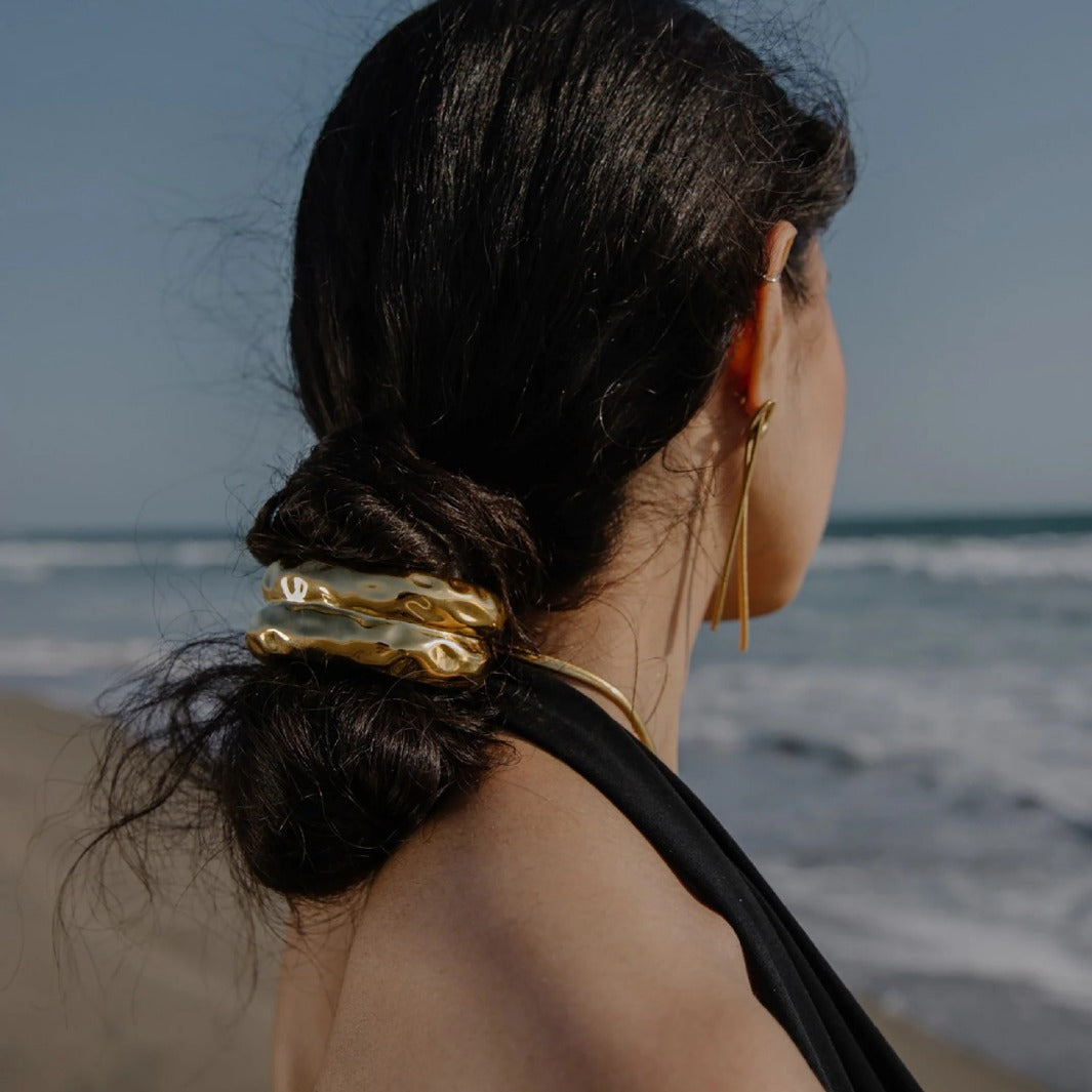 Wholesale stainless steel hair rope hair ring headdress