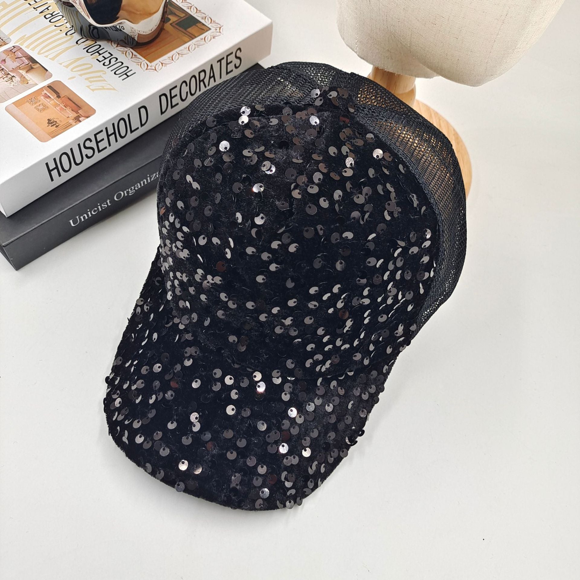 Wholesale Sequin Hat Stage Baseball Cap ACC-HT-Daod004