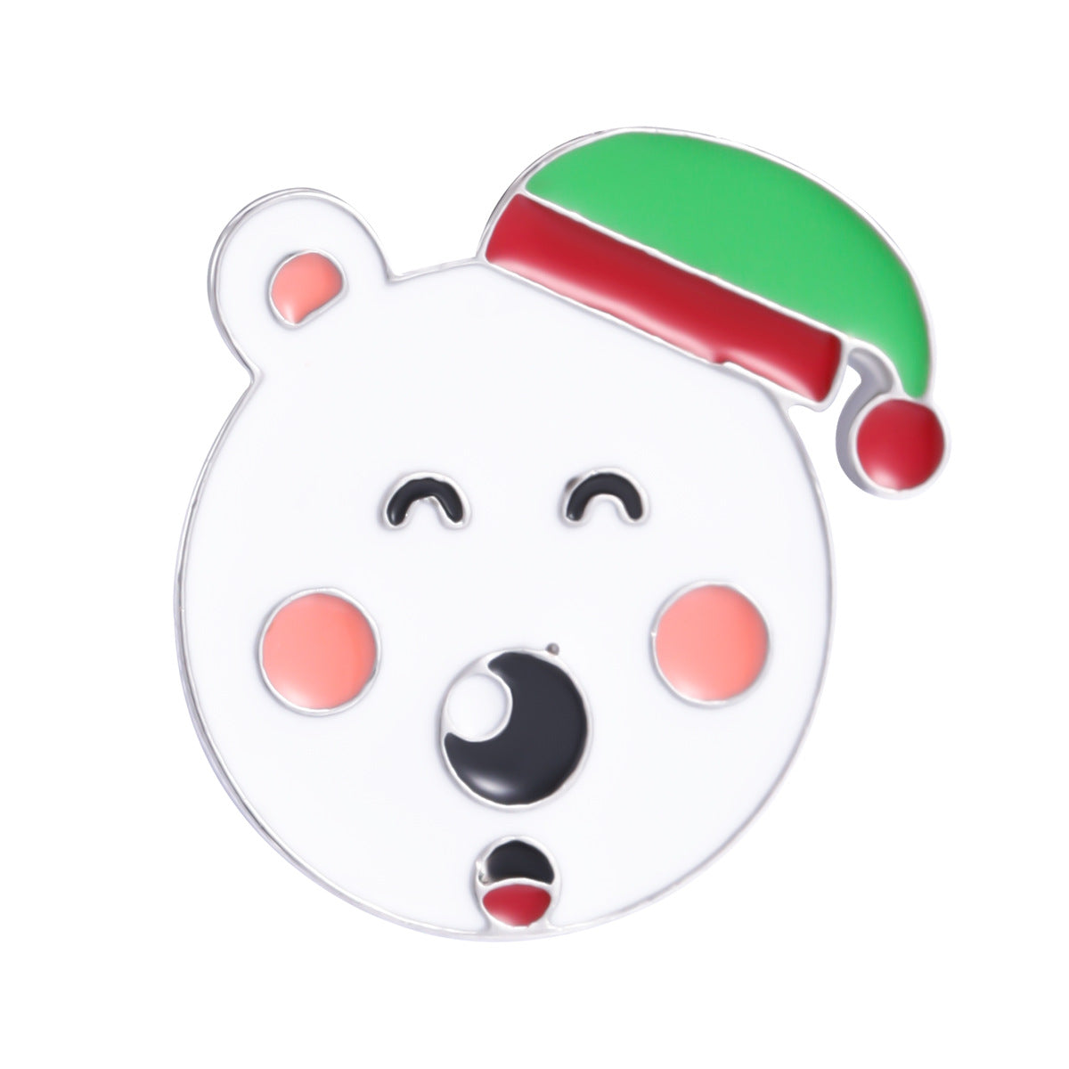 Wholesale Cartoon Cute Christmas Alloy Oil Drop Brooch ACC-BCH-BinLi001