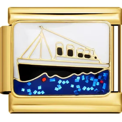 Wholesale  Italian Charm Bracelet 9mm DIY  Fox Leopard Print  Creative Stainless Steel Composable Bracelet