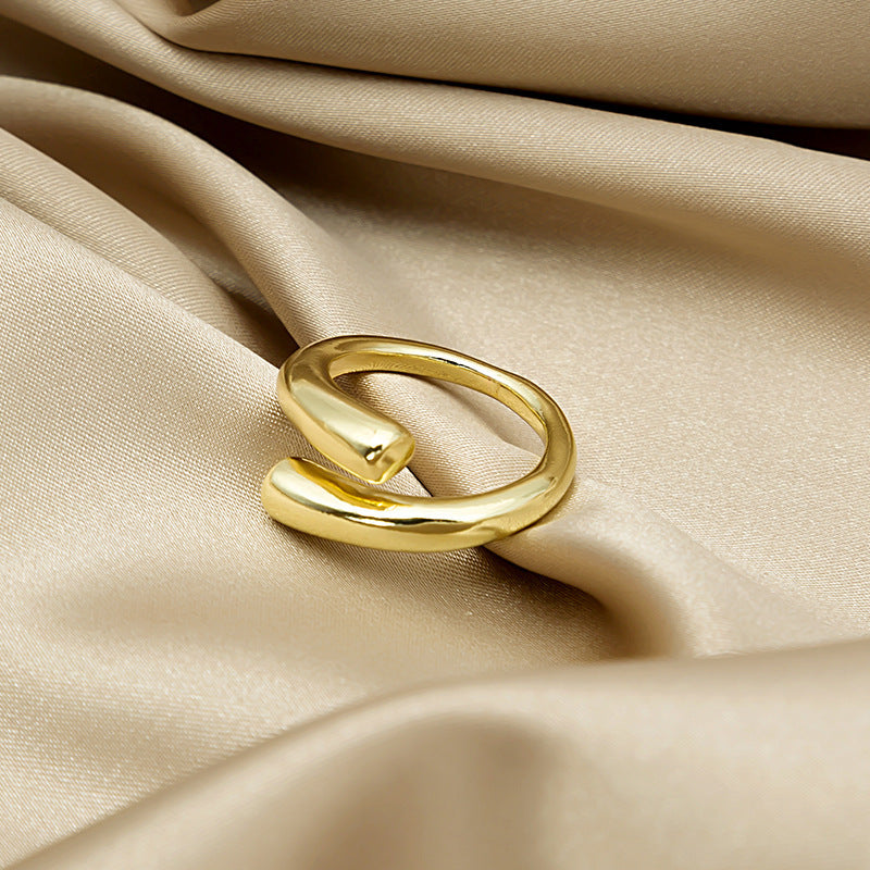 Wholesale Rhinestone Butterfly Cat Ear Zipper Alloy Ring ACC-RS-MDD002